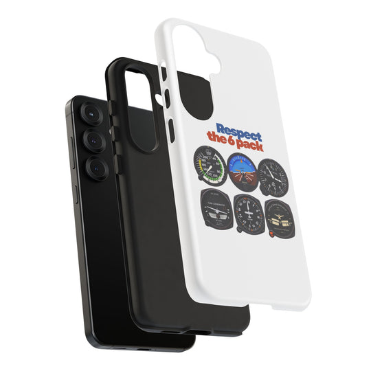 Respect Aviation Phone Case — Pilot Instrument Panel Design