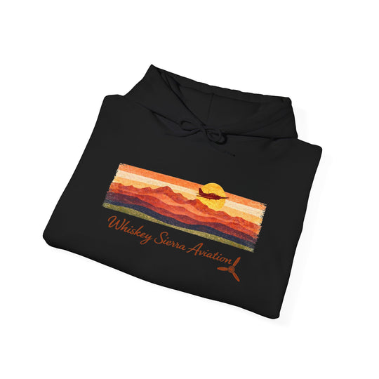 Whiskey Sierra Retro Sunset- Hoodie