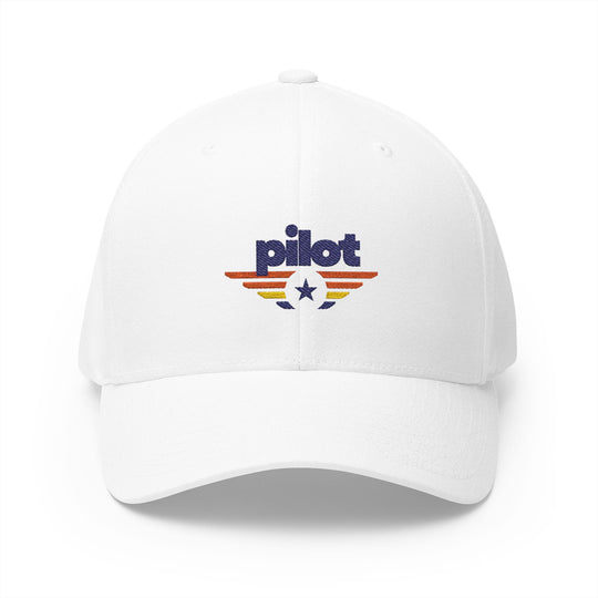 Pilot – Embroidered Cap | Vintage Aviation Wings Hat