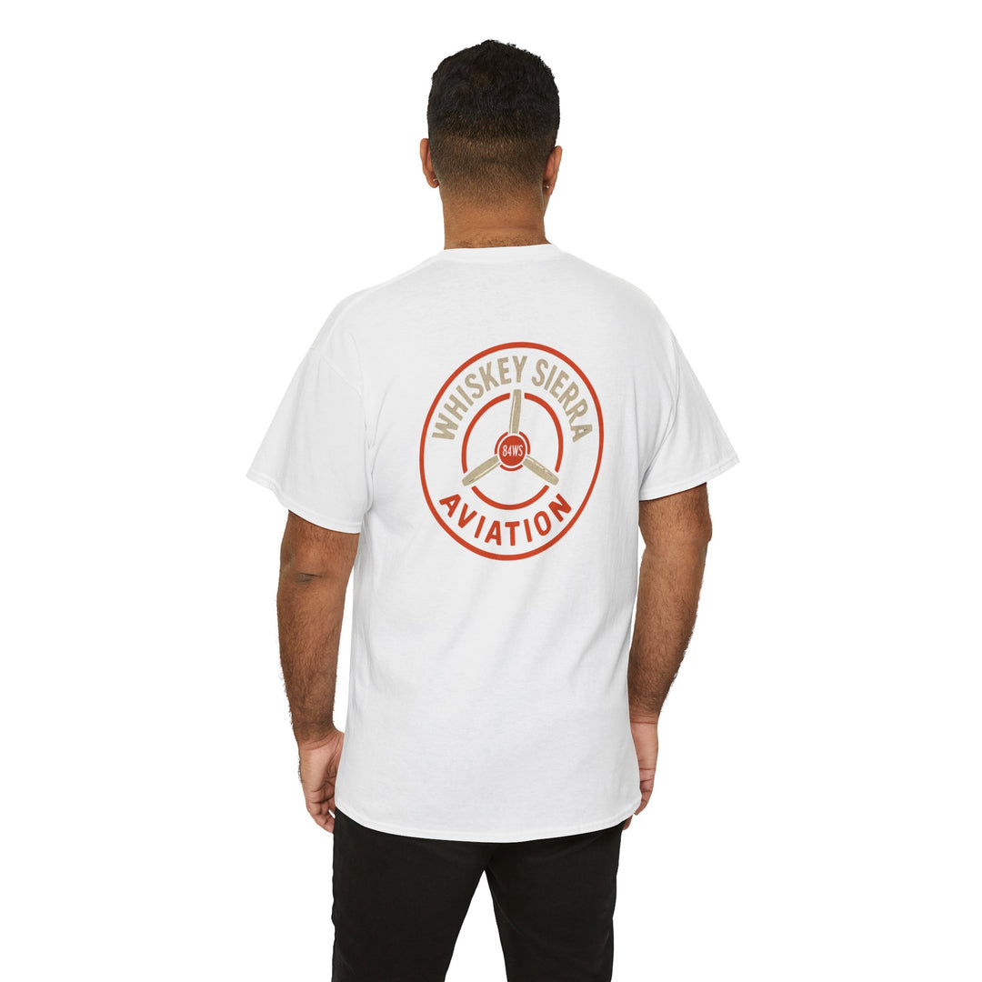 Orange Aviation Logo T-Shirt — Whiskey Sierra Aviation Crew Tee