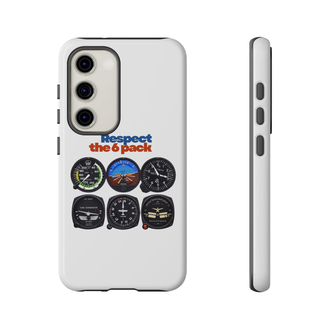 Respect Aviation Phone Case — Pilot Instrument Panel Design