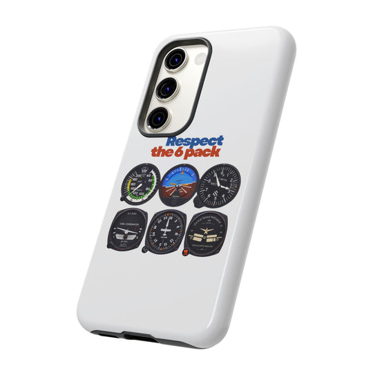 Respect Aviation Phone Case — Pilot Instrument Panel Design