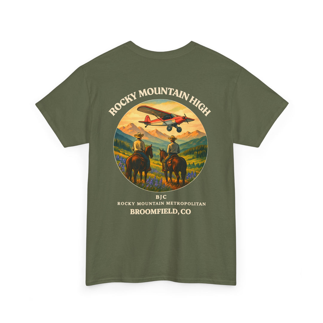 Rocky Mountain High Aviation Graphic T-Shirt – Broomfield, Colorado