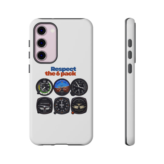 Respect Aviation Phone Case — Pilot Instrument Panel Design