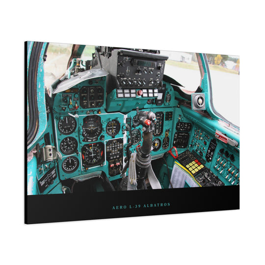 Aero L-39 Albatros Cockpit– Aviation Canvas Wall Art | Pilot & Airport Artwork