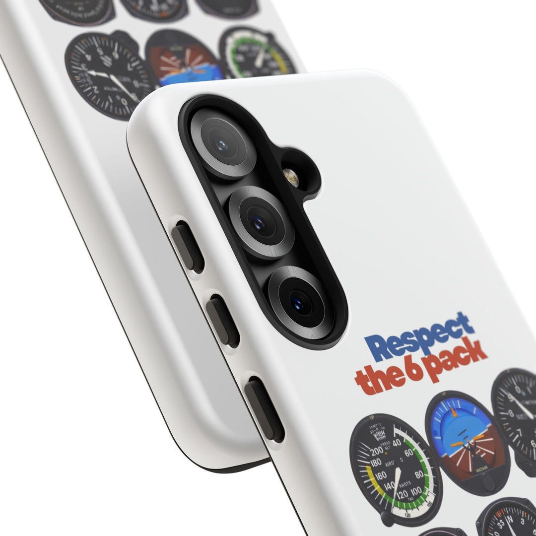 Respect Aviation Phone Case — Pilot Instrument Panel Design