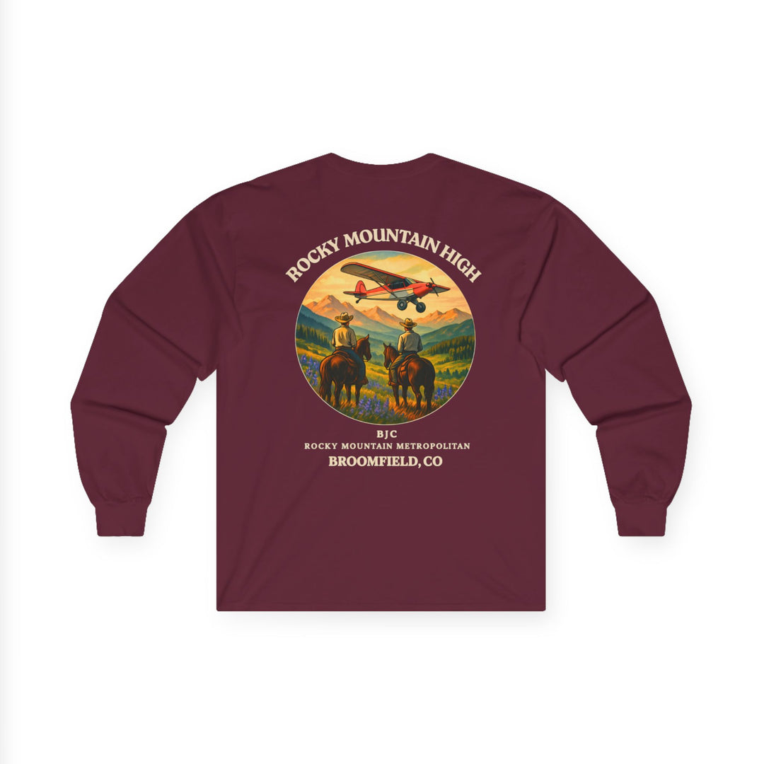 Rocky Mountain High Aviation Long Sleeve T-Shirt – Broomfield, Colorado