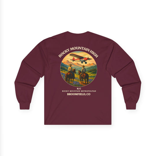 Rocky Mountain High Aviation Long Sleeve T-Shirt – Broomfield, Colorado