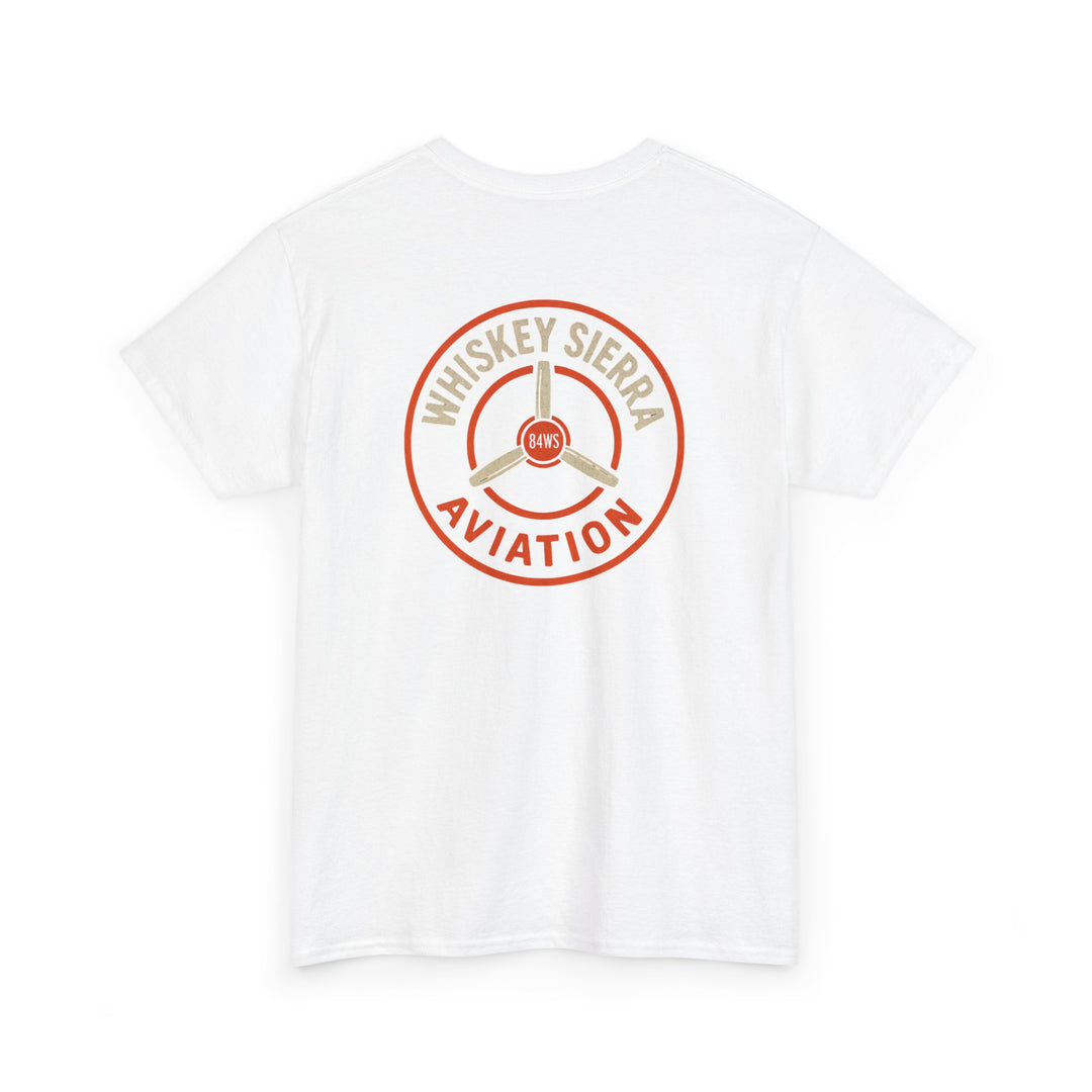 Orange Aviation Logo T-Shirt — Whiskey Sierra Aviation Crew Tee