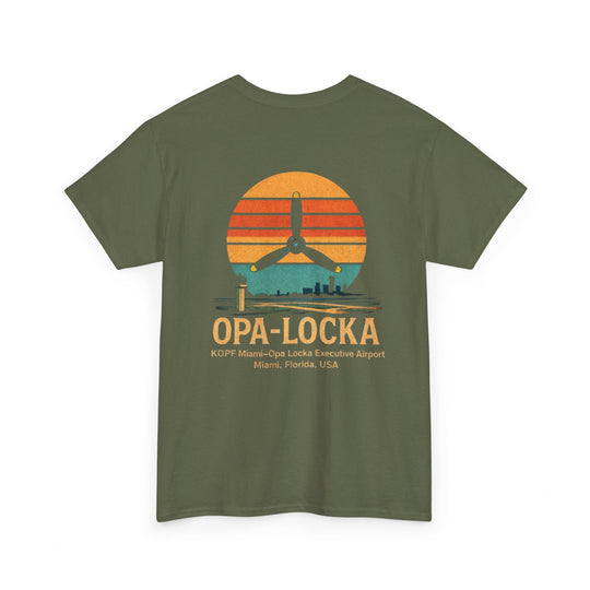 Opa-Locka Sunset Aviation Short Sleeve Tee – KOPF Miami Executive Airport