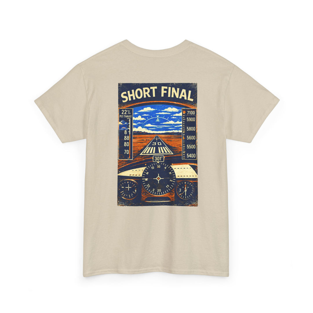 Short Final Aviation Graphic T-Shirt