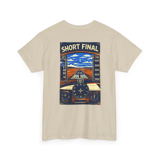 Short Final Aviation Graphic T-Shirt