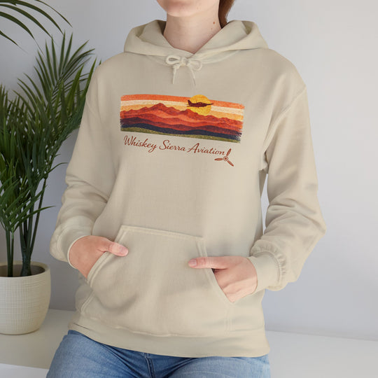 Whiskey Sierra Retro Sunset- Hoodie