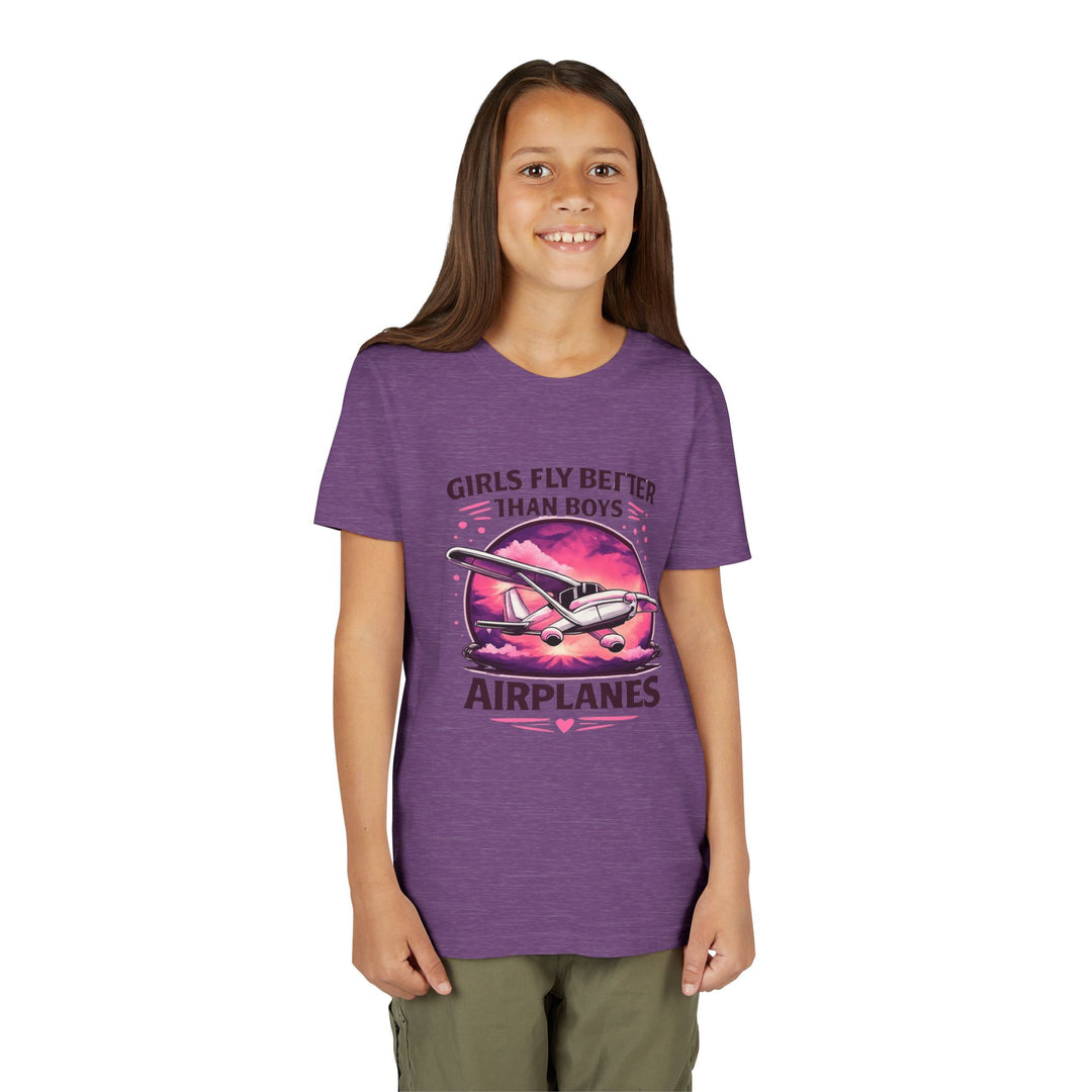 Girls Fly Better Than Boys Youth T-Shirt