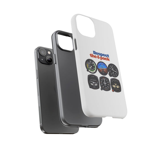Respect Aviation Phone Case — Pilot Instrument Panel Design