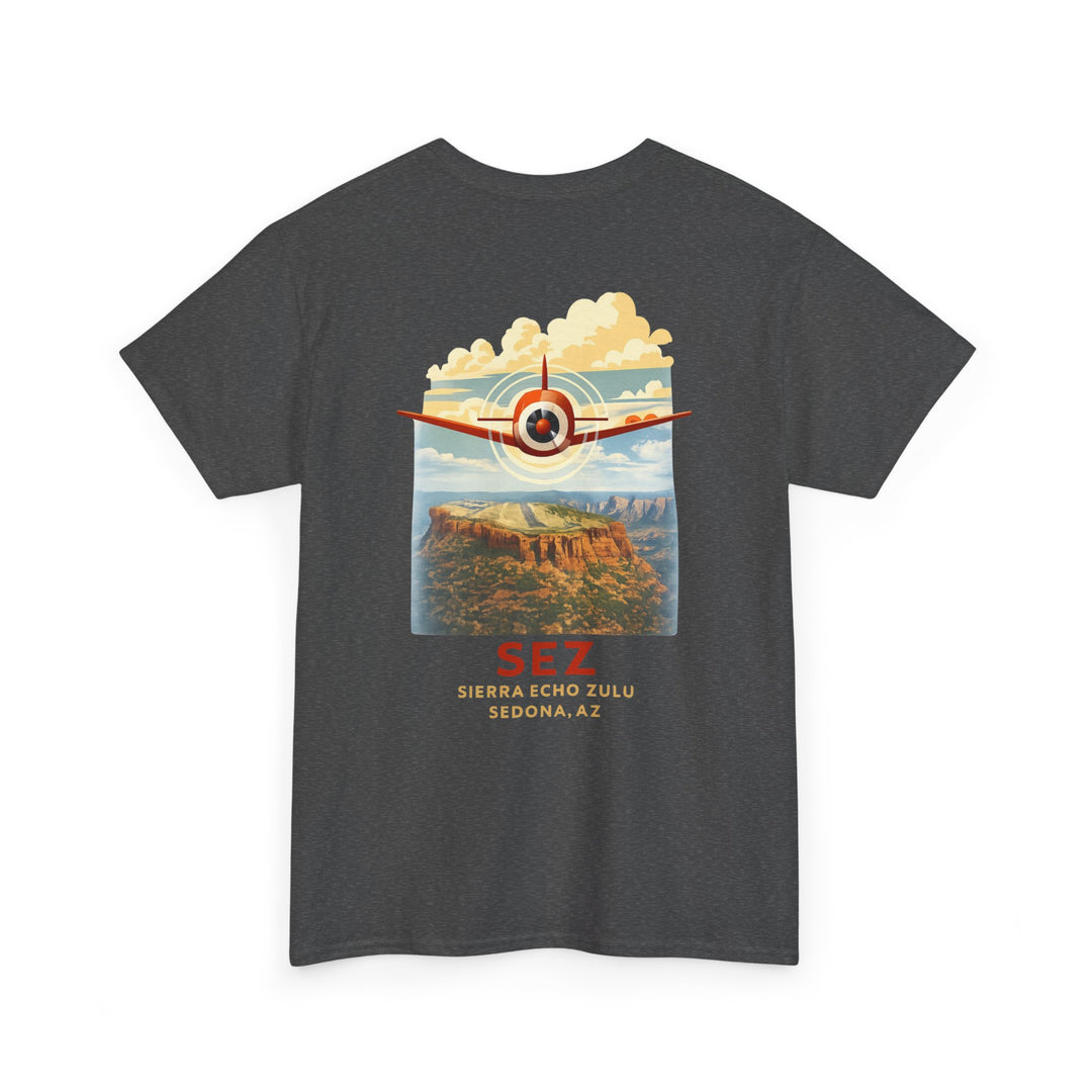 Sedona SEZ Vintage Aviation Graphic T-Shirt