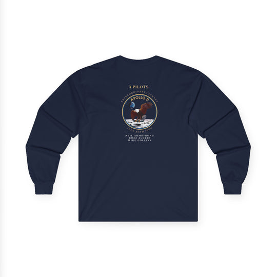 Apollo 11 Moon Mission Aviation Long Sleeve T-Shirt – July 20, 1969