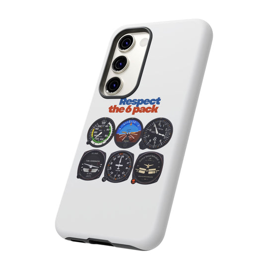 Respect Aviation Phone Case — Pilot Instrument Panel Design