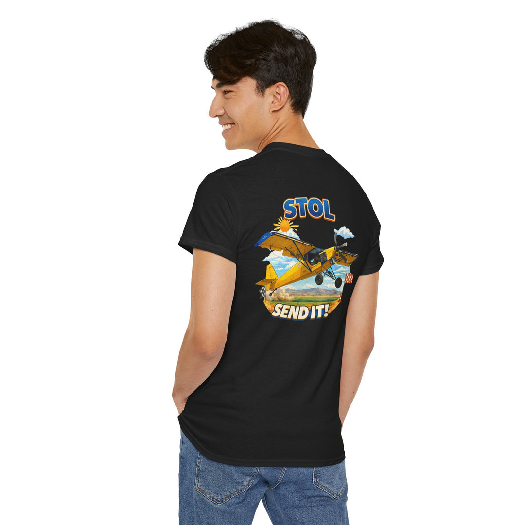 STOL Send It Aviation Graphic T-Shirt – Bush Pilot Airplane Shirt