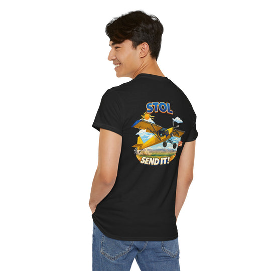 STOL Send It Aviation Graphic T-Shirt – Bush Pilot Airplane Shirt