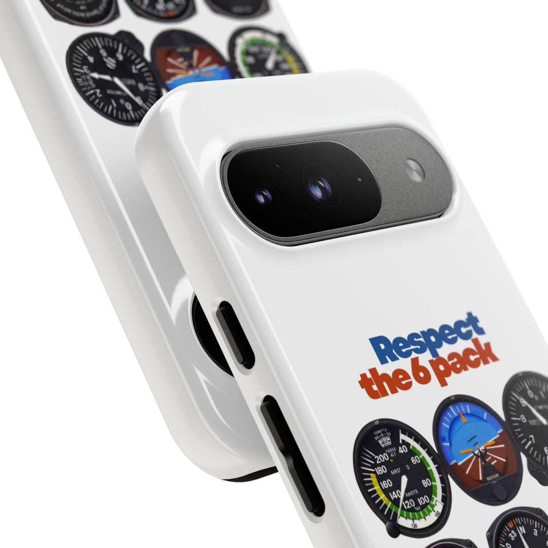 Respect Aviation Phone Case — Pilot Instrument Panel Design