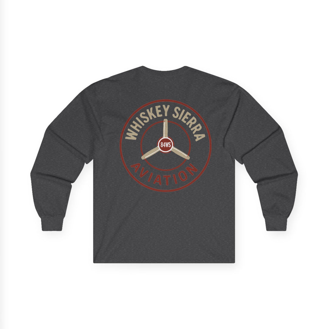 Whiskey Sierra Aviation Logo- Long Sleeve Tee