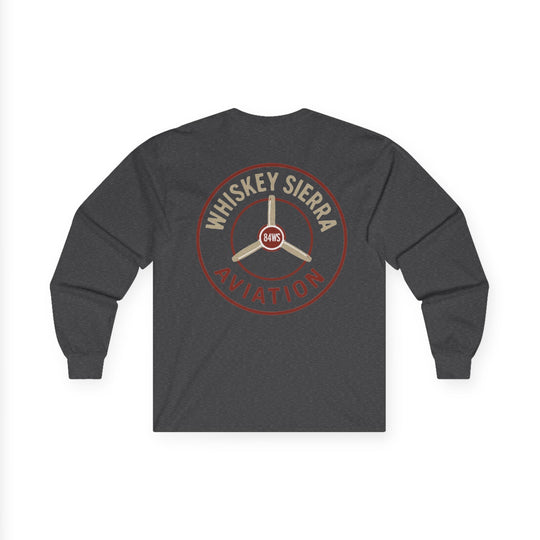 Whiskey Sierra Aviation Logo- Long Sleeve Tee