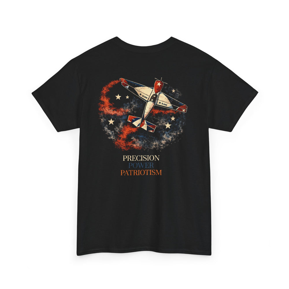 Patriotic Airshow Aviation Graphic T-Shirt – Precision Power Patriotism