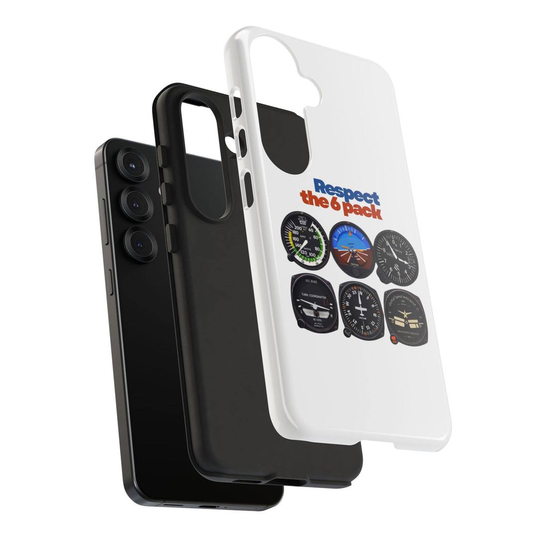 Respect Aviation Phone Case — Pilot Instrument Panel Design