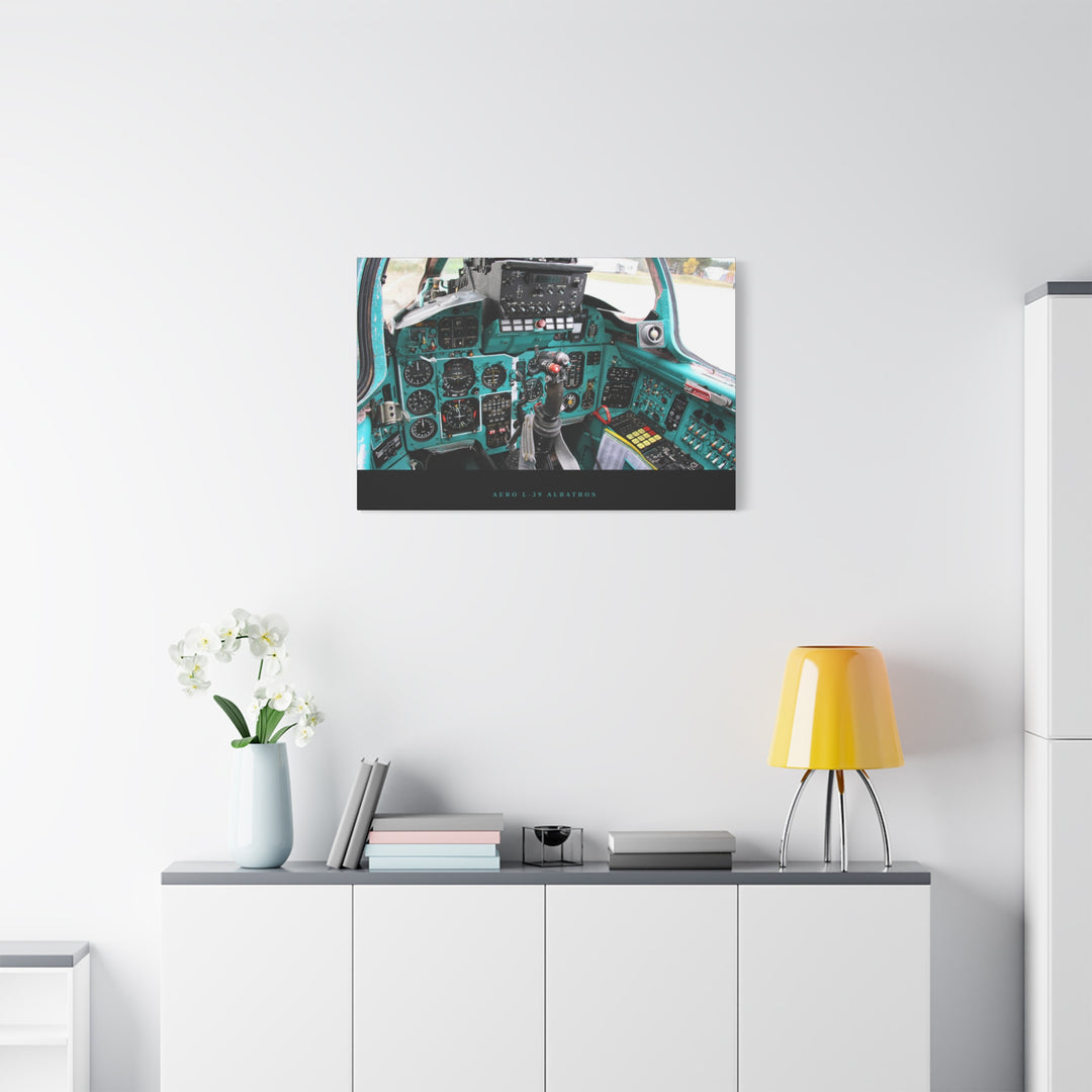 Aero L-39 Albatros Cockpit– Aviation Canvas Wall Art | Pilot & Airport Artwork