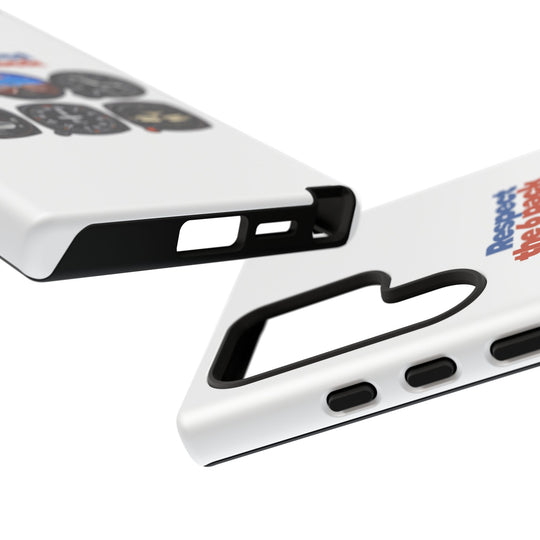 Respect Aviation Phone Case — Pilot Instrument Panel Design