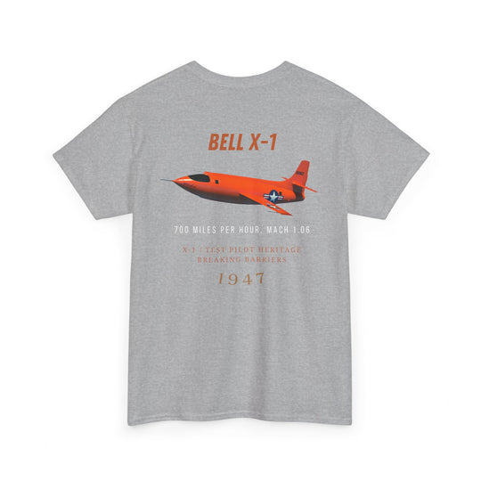 Bell X-1 Experimental Aircraft Aviation Graphic T-Shirt – Breaking the Sound Barrier