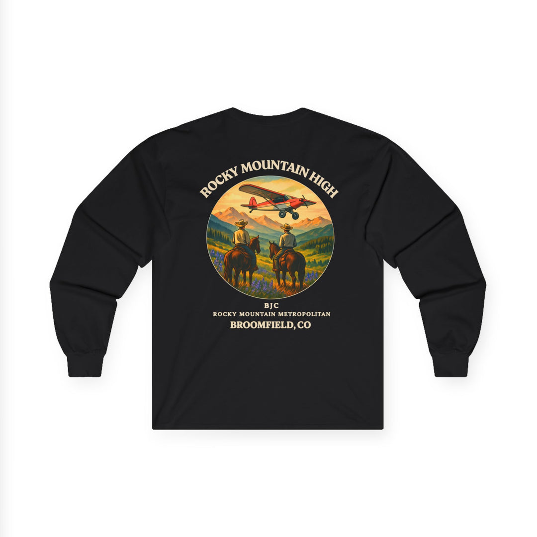 Rocky Mountain High Aviation Long Sleeve T-Shirt – Broomfield, Colorado