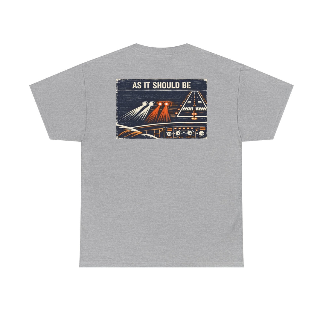 Red Over White, You’re All Right Aviation Graphic T-Shirt