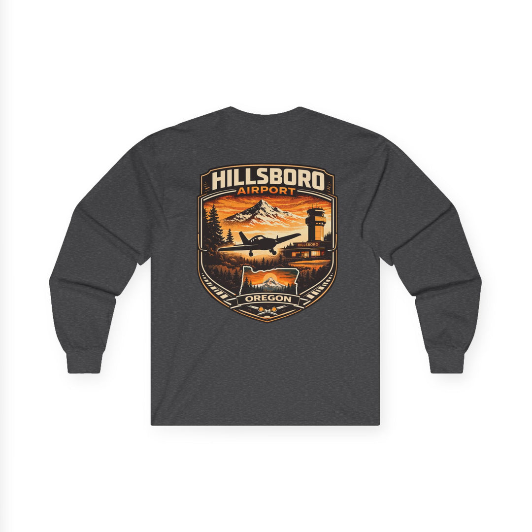 Hillsboro Airport Aviation Long Sleeve T-Shirt – Oregon