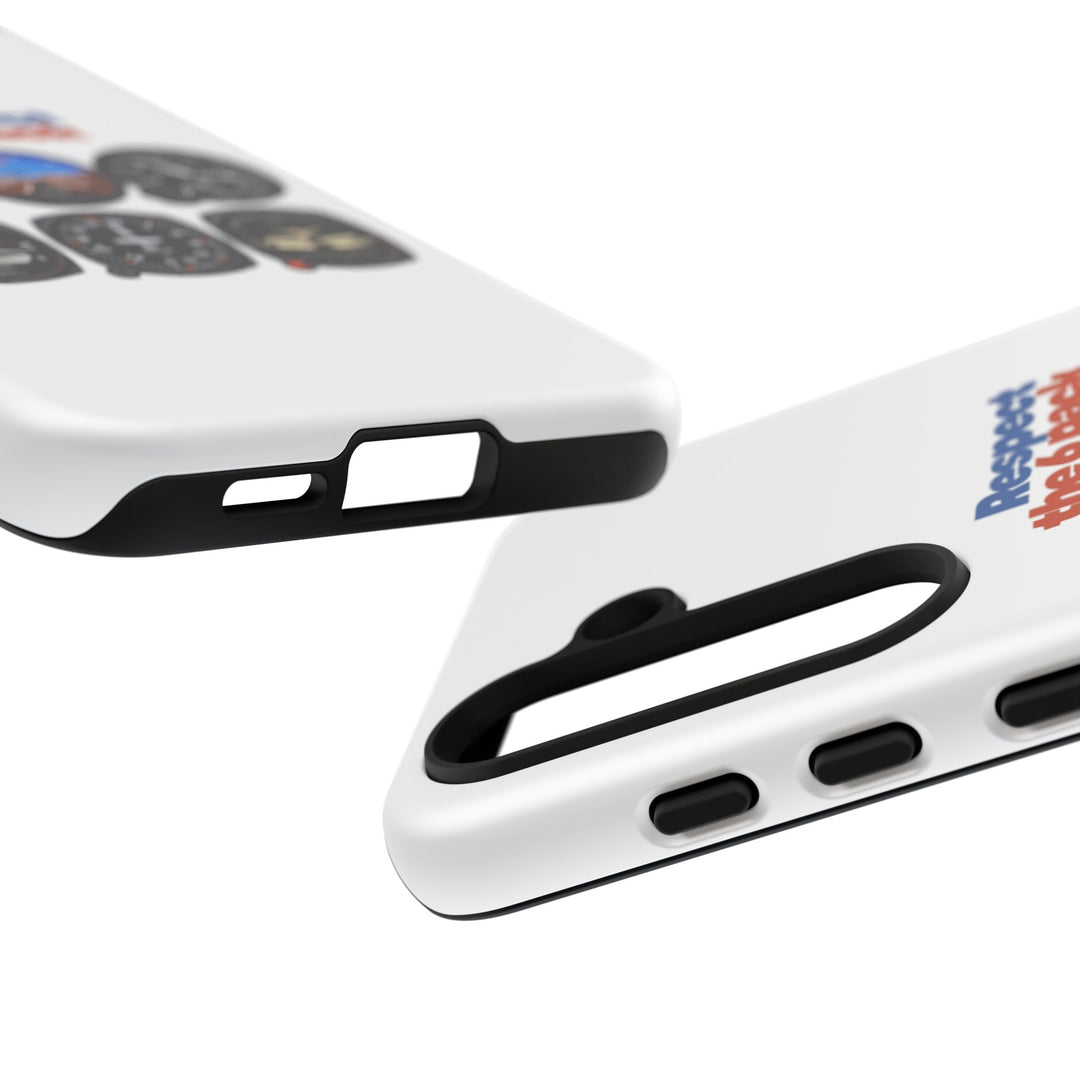 Respect Aviation Phone Case — Pilot Instrument Panel Design