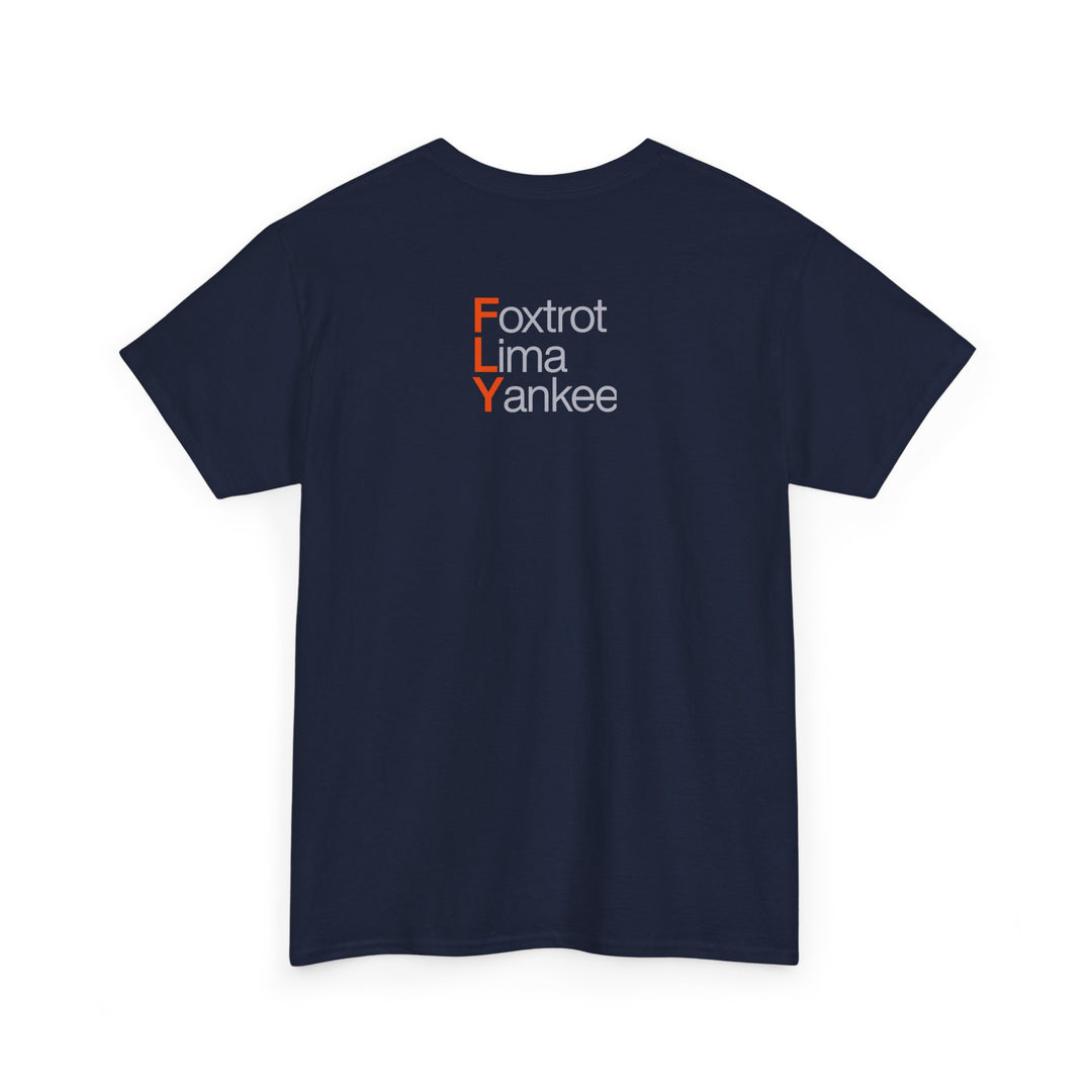 FLY Phonetic Tee — Foxtrot Lima Yankee Graphic T-Shirt
