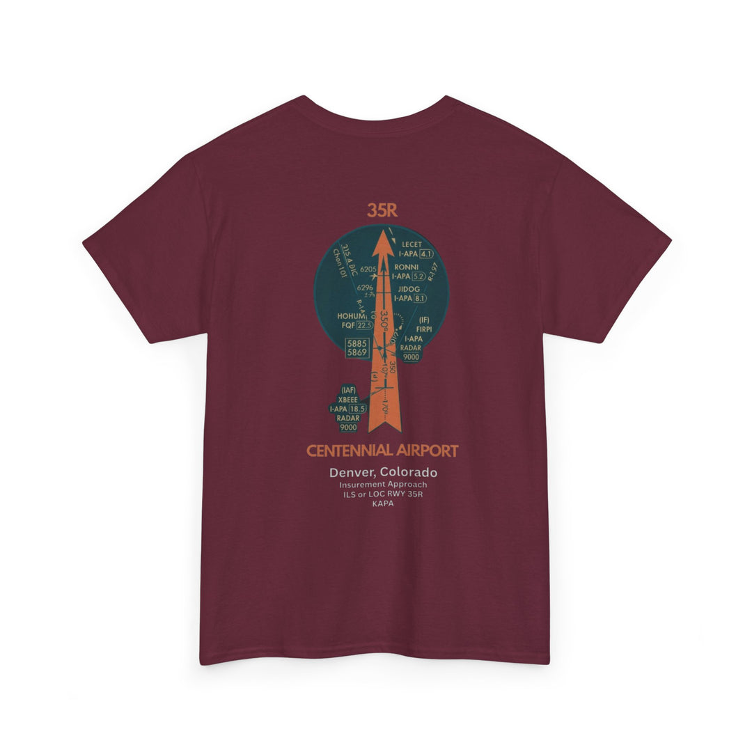 Centennial Airport Aviation Graphic T-Shirt – Airfield Diagram