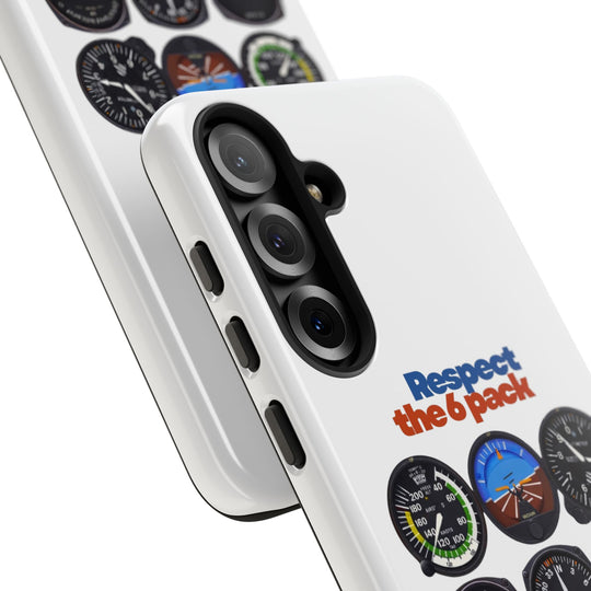 Respect Aviation Phone Case — Pilot Instrument Panel Design