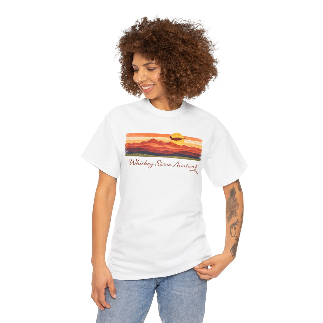 Whiskey Sierra Retro Sunset- Graphic Tee