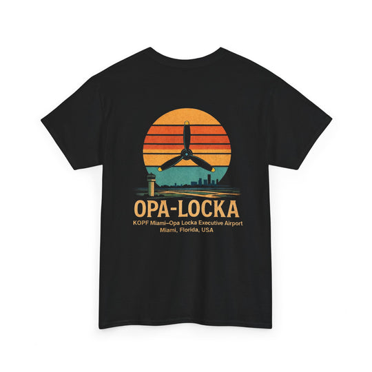Opa-Locka Sunset Aviation Short Sleeve Tee – KOPF Miami Executive Airport