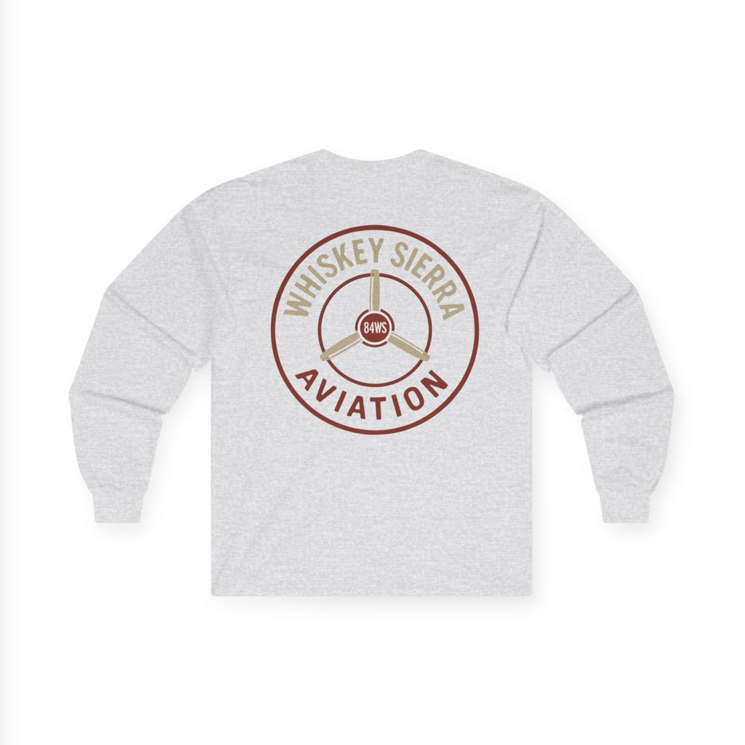 Whiskey Sierra Aviation Logo- Long Sleeve Tee
