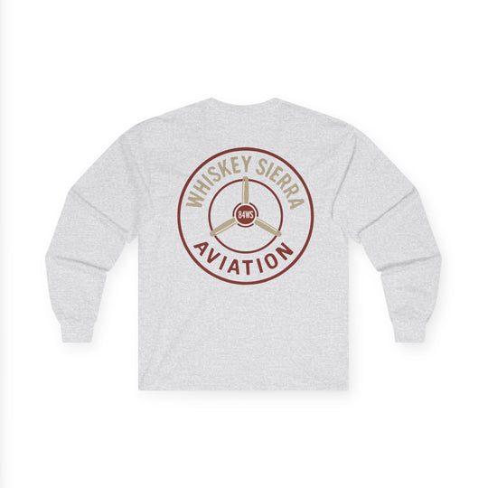 Whiskey Sierra Aviation Logo- Long Sleeve Tee