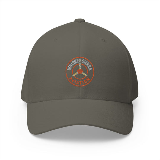 Aviation Embroidered Cap — Whiskey Sierra Aviation Logo Hat