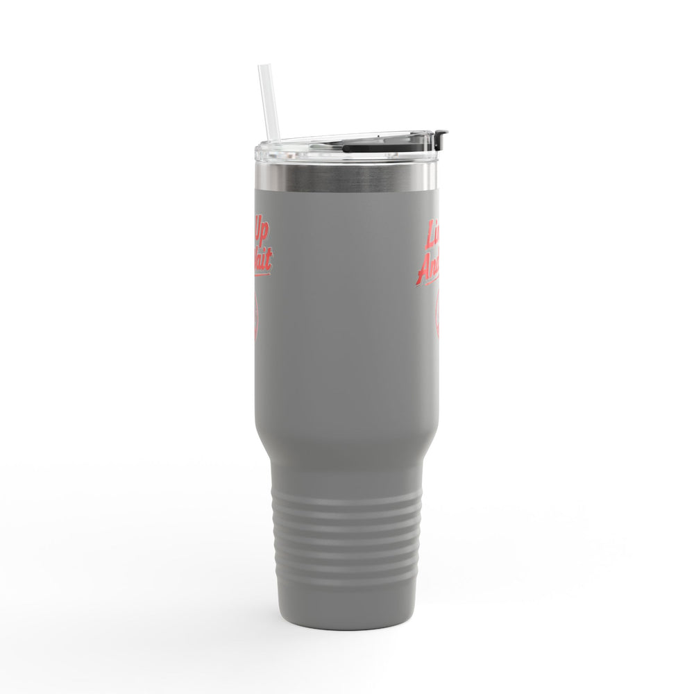 Line Up And Wait– 40oz Stainless Steel Aviation Tumbler