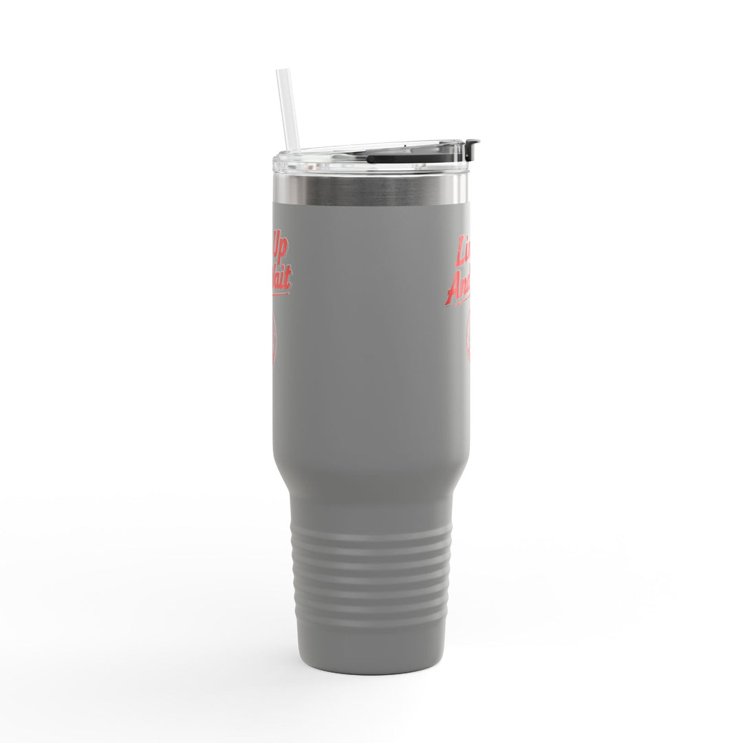 Line Up And Wait– 40oz Stainless Steel Aviation Tumbler