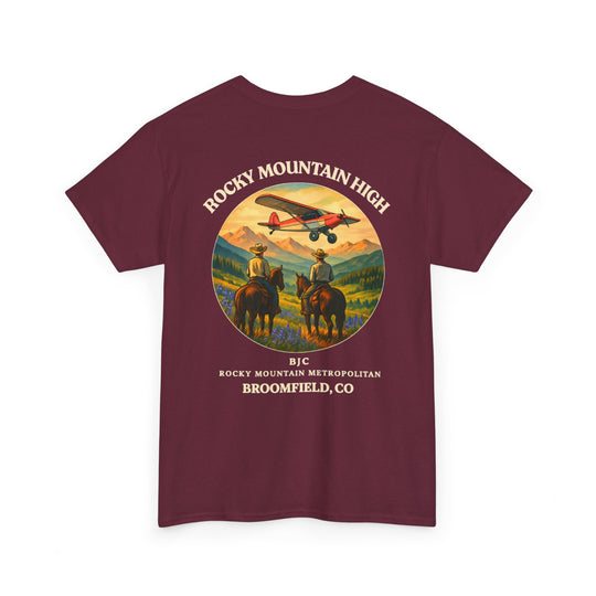 Rocky Mountain High Aviation Graphic T-Shirt – Broomfield, Colorado