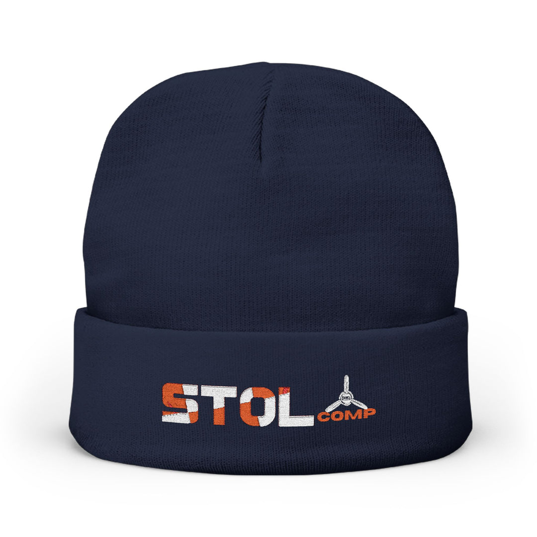 STOL Propellor- Embroidered Knit Beanie