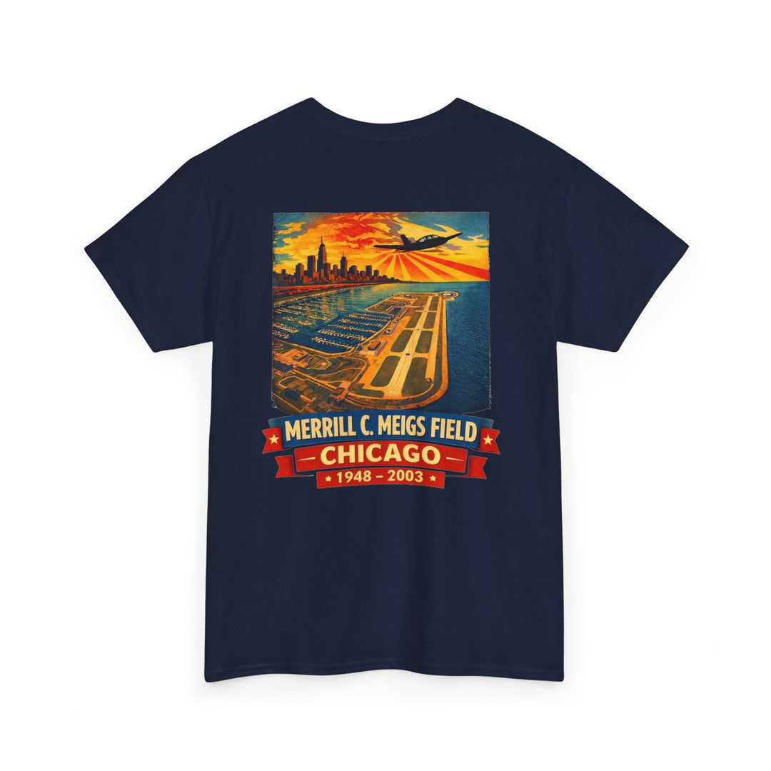 Merrill C. Meigs Field Chicago Retro – Graphic Tee