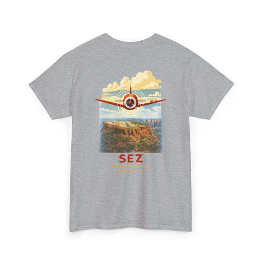 Sedona SEZ Vintage Aviation Graphic T-Shirt